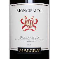 (image for) MALGRA' BARBARESCO 2000